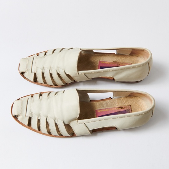 80s - SUSAN BENNIS - WARREN EDWARDS - Loafers - Men\'s - 10 - Wht - Leather main image 7